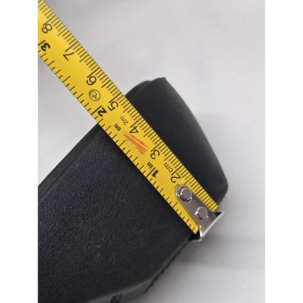 Crocs Madeira Sandals Womens Sz 7 Black Gray Double Strap Wedge Rubber Comfort - Picture 10 of 10
